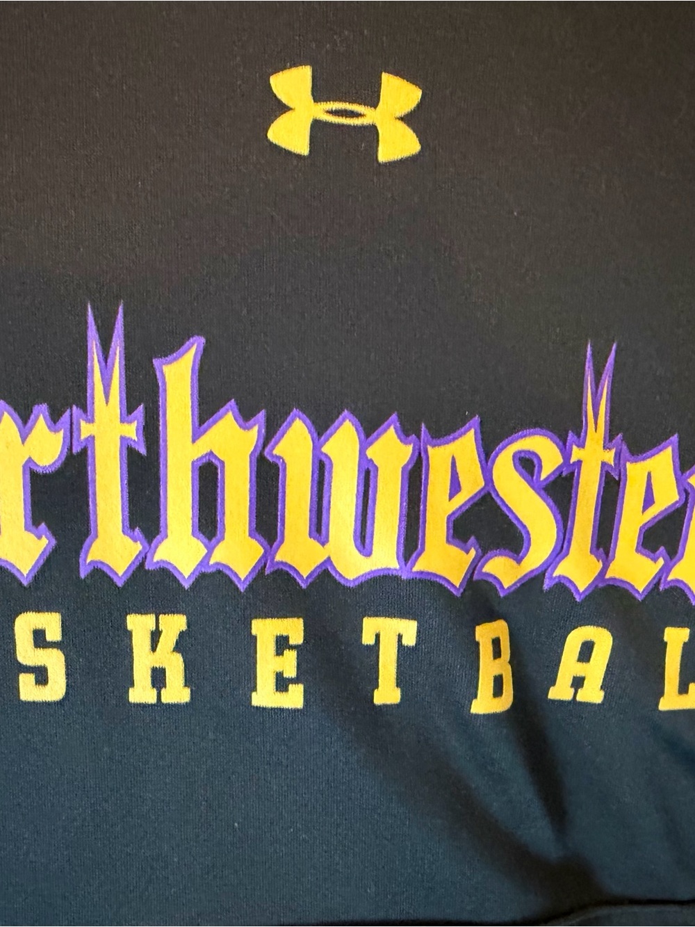 Northwestern University Basketball youth hoodie (hooded pullover sweatshirt)
